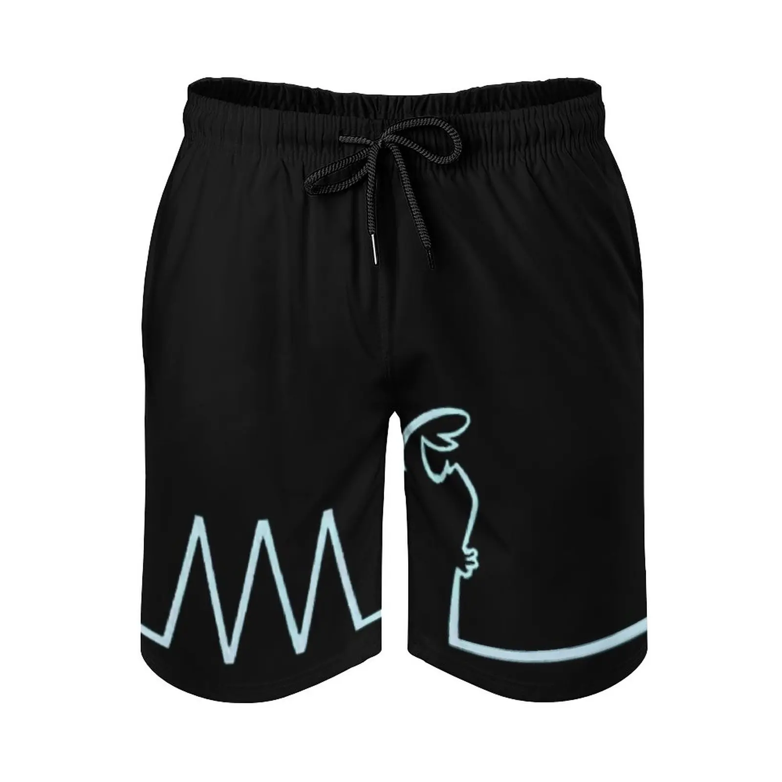 

Balum La Linea 3 Anime BeachTop Quality Adjustable Drawcord Breathable Quick Dry Beach PantsLoose Loose Stretch Male Shorts