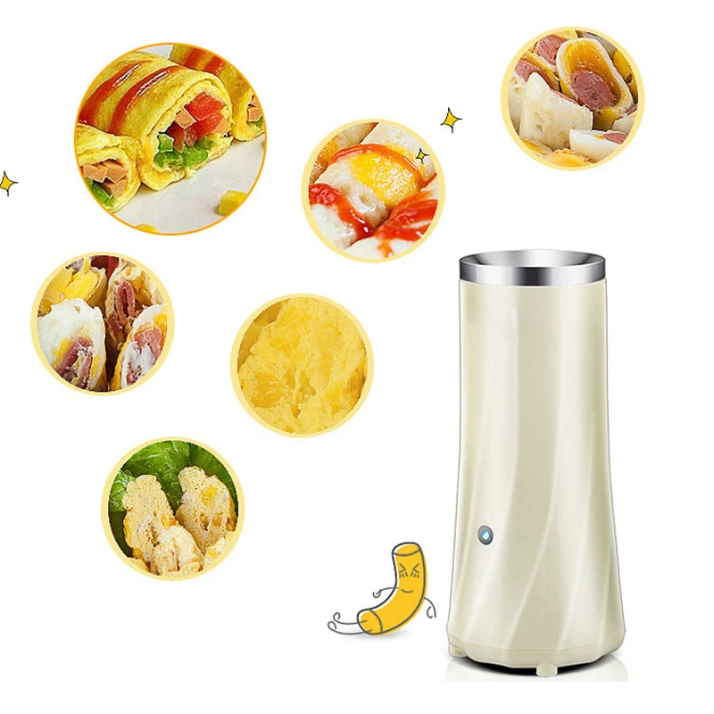 Automatic Rising Egg Roll Maker Electric Heating Eggs Boiler Cup DIY Hot Dog Omelette Master Breakfast Sausage Cooking Steamer egg cooker electric egg cooker