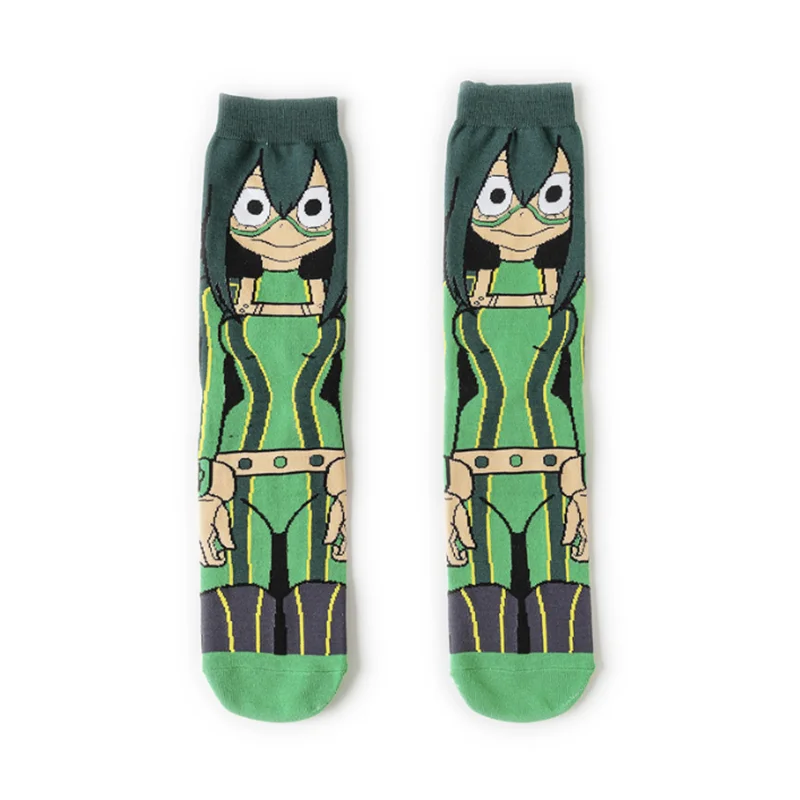 anime socks anime stockings Anime My Hero Academia Boku no Midoriya Izuku Bakugou Katsuki Todoroki Shoto Cosplay Socks Academia Sockings Accessories Prop