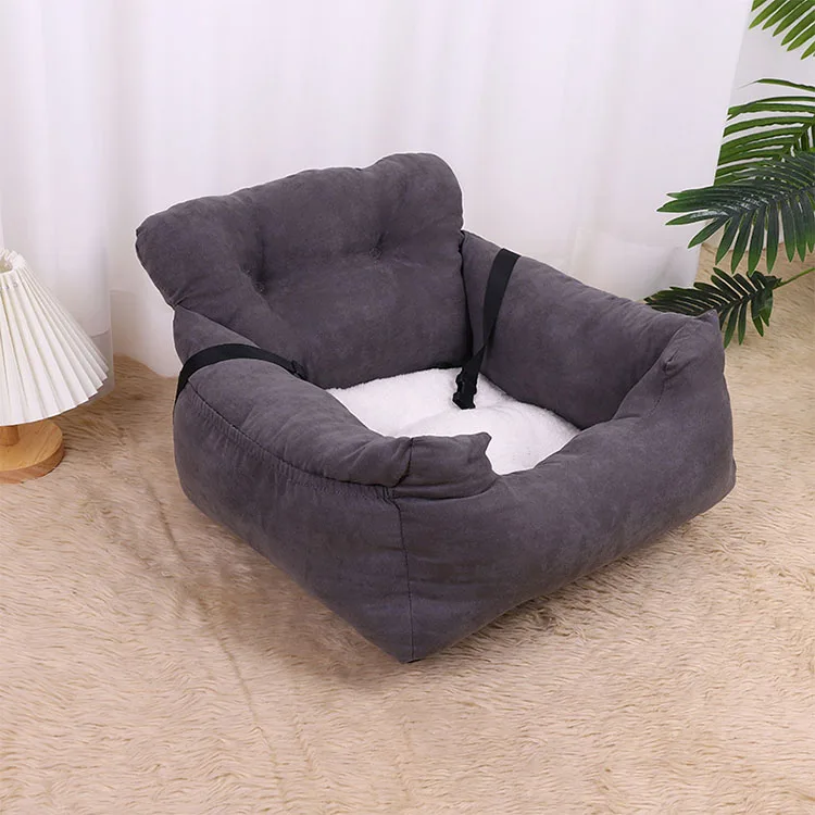 Car Pet Beds Luxury Dog Seat cover Booster High Quality Anti-collision Portable Travel For Outdoor