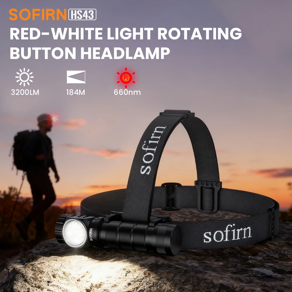 Latarka czołowa SOFIRN HS4 za $47.66 / ~176zł