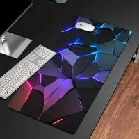 Line Geometry RGB Mouse pad large Mousepad 400X900 Gaming mats PC Computer Keyboard XL Desk mat offices interior accessories rug - Image 2