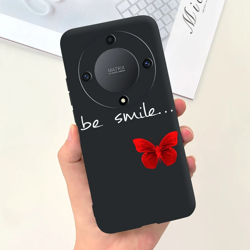 Lovely Cartoon Flower Slim Soft Silicone Phone Case Cover