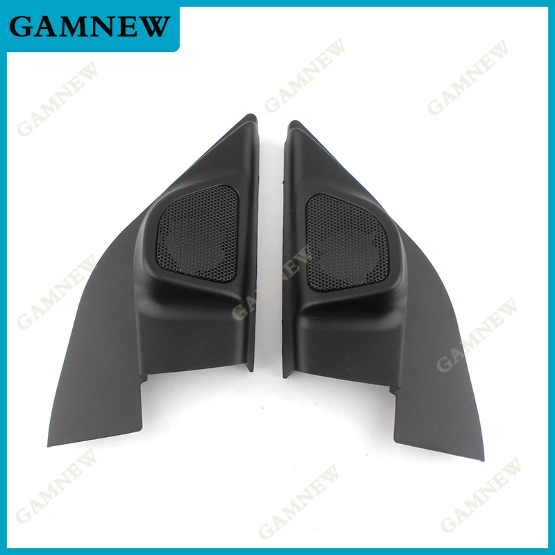 Car Tweeter 2PCS For Nissan Almera/Sunny 2010-Door Angle Gum Speaker Cover Boxes Mounts