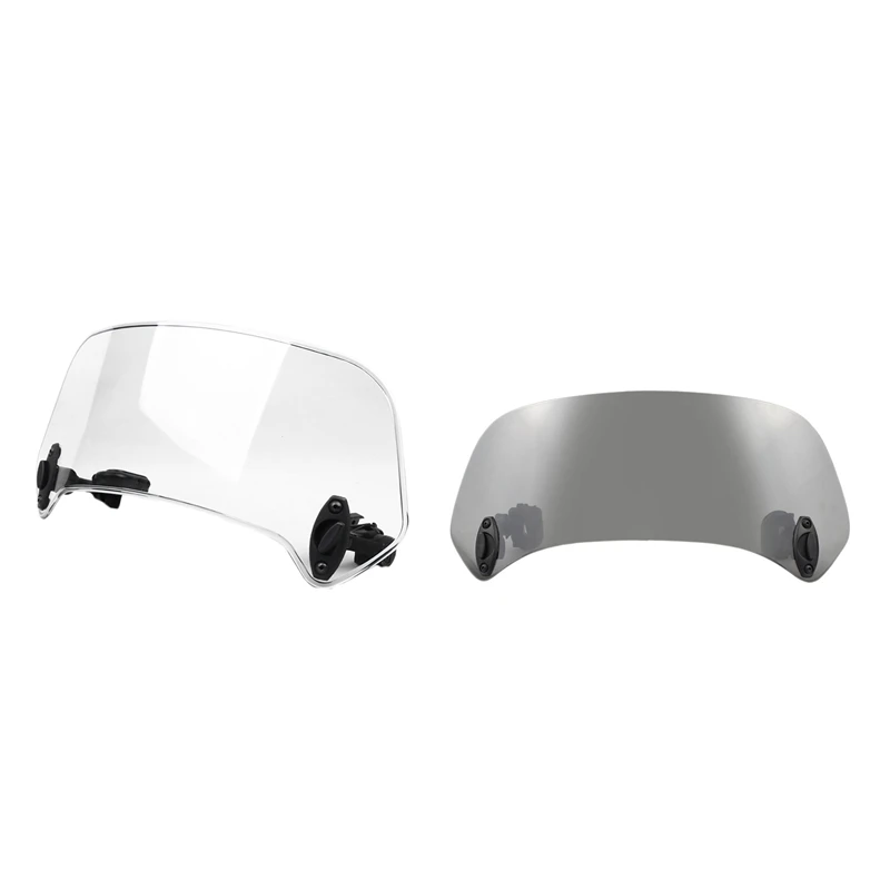 

Universal Motorcycle Adjustable Wind Screen Extension Windshield Spoiler Air Deflector 36X27x16cm