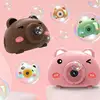 Cartoon Animal Bubble Machine Full Automatic Light Electric Blow Bubble Camera Kid Outdoor Multifunction Automatic Bubble Blower 4