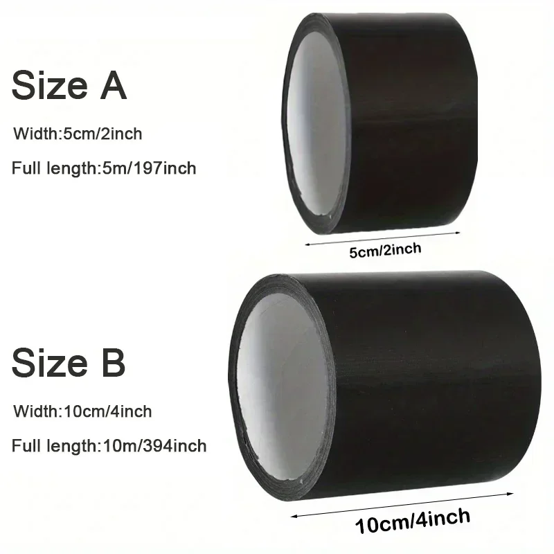 Black Cloth-based Adhesive Tape Is Used For Cushion Repair Leather Seat Sofa Leak Repair Leather Wear-resistant Repair Tape