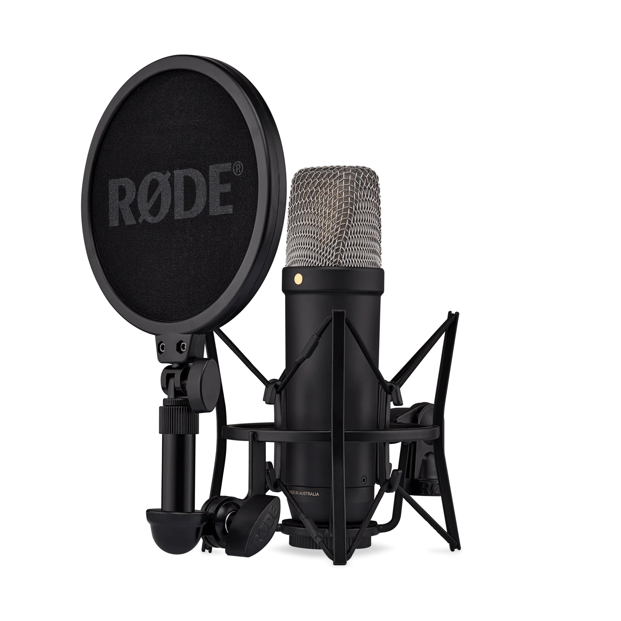 Rode nt1 5TH Large-diaphragm Cardioid Condenser Microphone large-diaphragm  (1-inch) gold-sputtered capsule for pop, rock - AliExpress