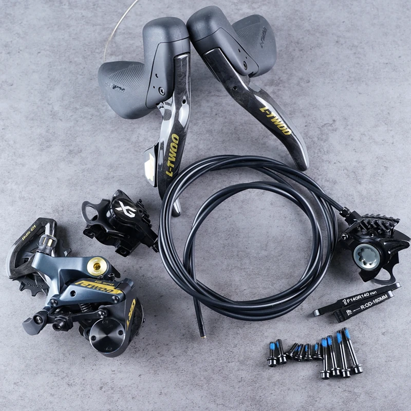 Ltwoo-油圧ディスクブレーキキット,ztrasxgフラットブレーキキャリパー