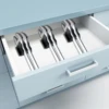Magnetic Wrench Organizer Rack for Toolbox Magnetic Wrench Holder Space-Saving Design Holds Up to 24 Wrenches Modular Holder 5
