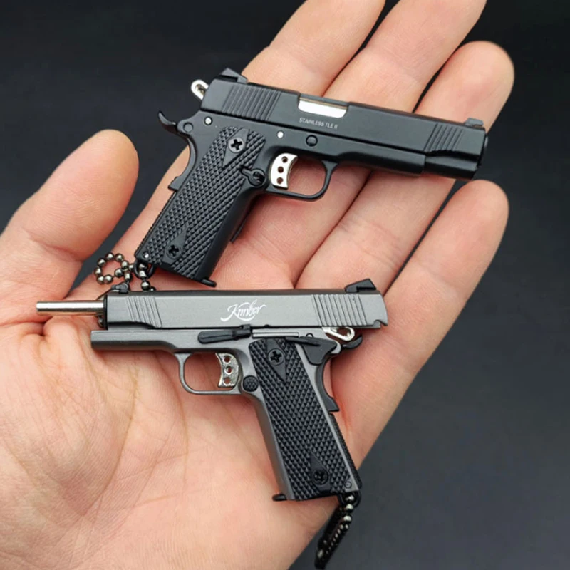 

Mini Gun Keychain without Bullets Pistol Revolver Military Tactical Clava Bullet
