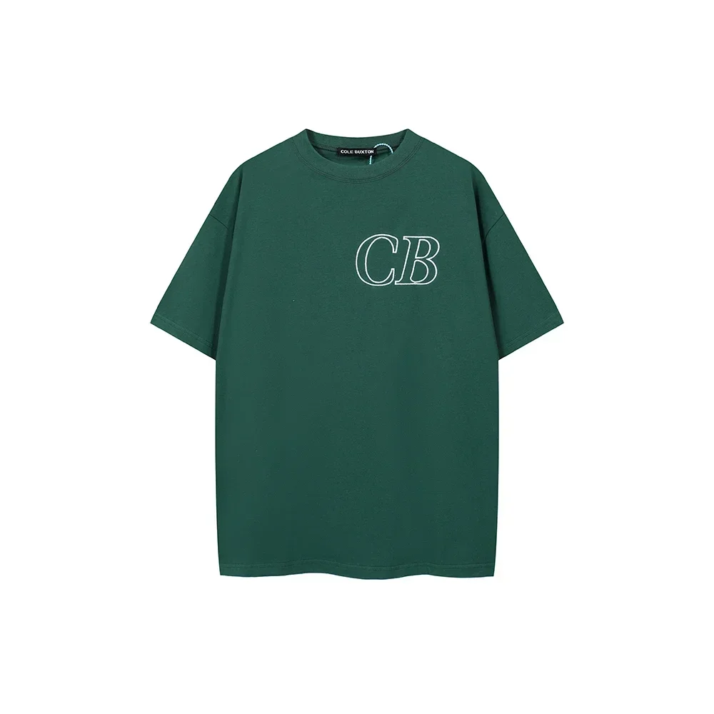 New Cole Buxton Hollow Logo Embroidery T Shirt Summer Men Women Cole Buxton Oversized T-Shirt High Quality Harajuku Men Clothing 2