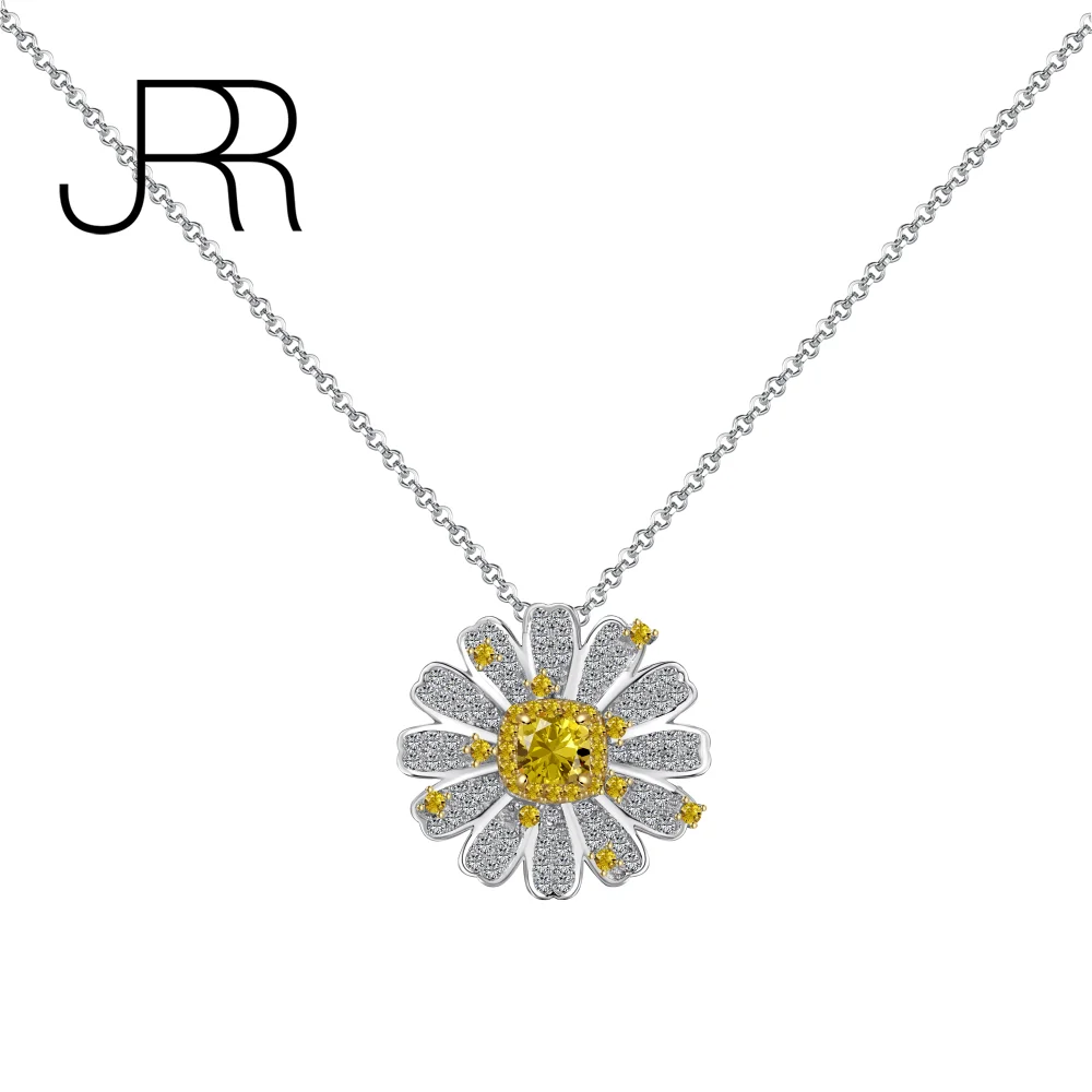 

Женское колье из серебра 925 пробы, с подвеской в виде цветка