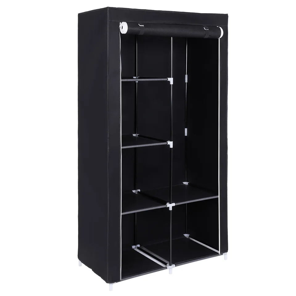 CYA Armoire à vêtements portative de 69 po en tissu non tissé