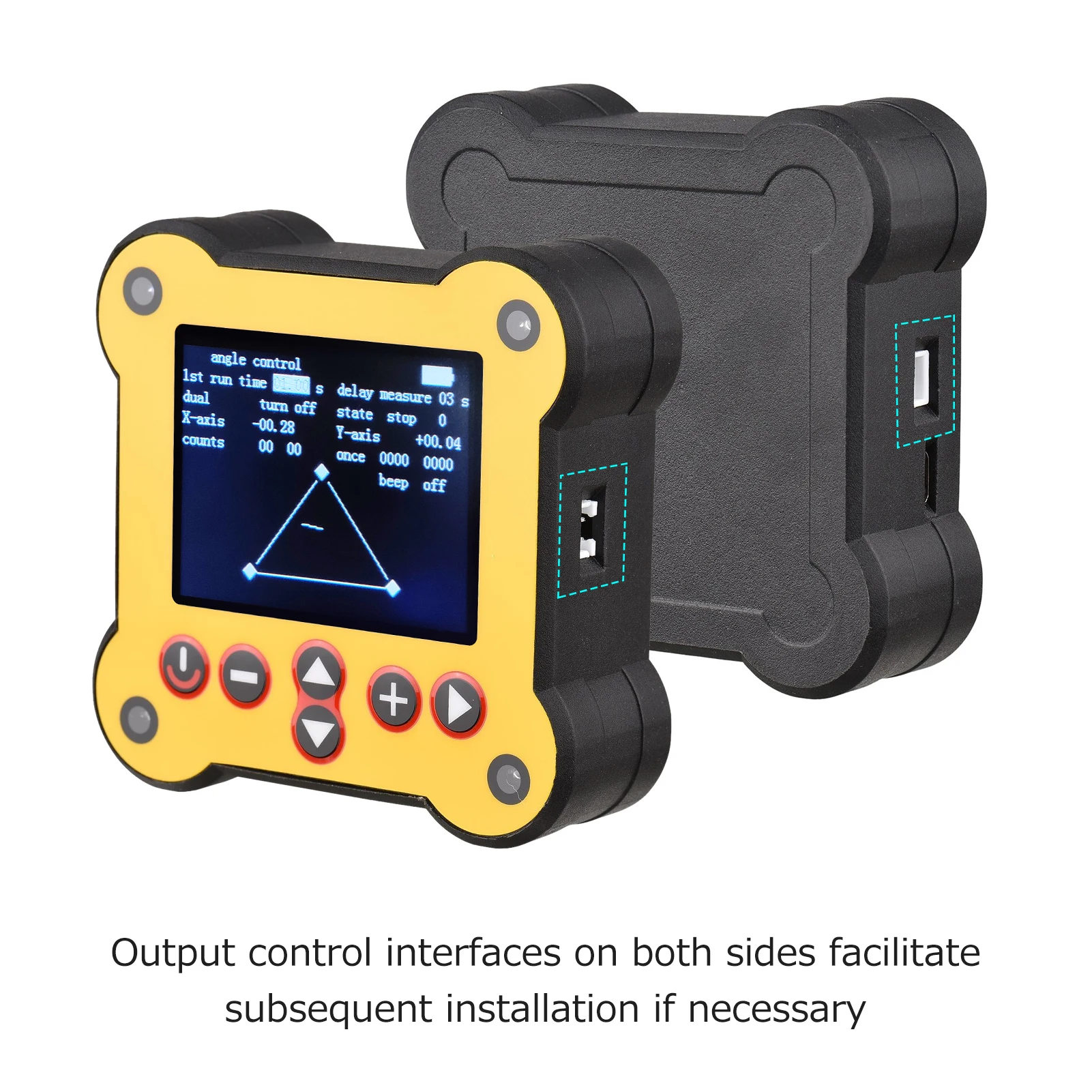 Dual Axis Digital Angle Protractor Inclinometer 0.02&deg; Accuracy Angle Measuring Tool for Woodworking Machinery Construction
