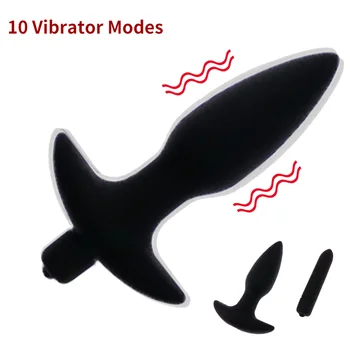 Vibrators Anal Butt Plug Vibrator Sex Toys Prostate Massager Adult Toy Sextoy Erotic Sexshop Buttplug For Men Women Male Sex 1