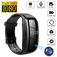 HD Mini Camera Watch 8-256GB Video Voice Recorder Bracelet USB Flash Driver Dictaphone Noise Reduce Sound Recording Wristband