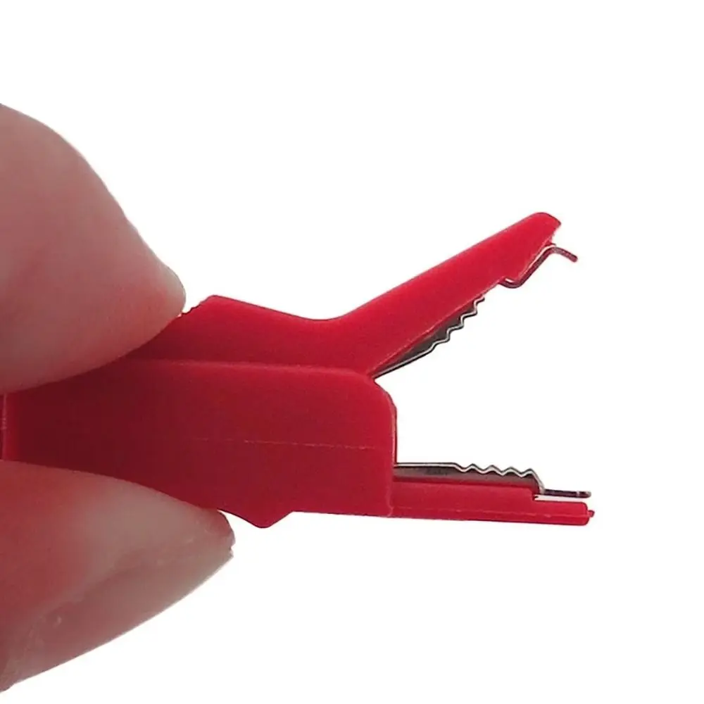 Alligator Clips 56mm Alligator Clip to 4mm Socket for 4mm Banana Plug Crocodile Clamp Safe Test Accessories 300V/15A Testing Tools