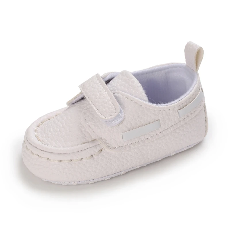 Newborn Baby Prewalker Girls Boys Casual Shoes Leather Non-Slip Soft-Sole Infant Toddler First Walkers 0-18M Baptism