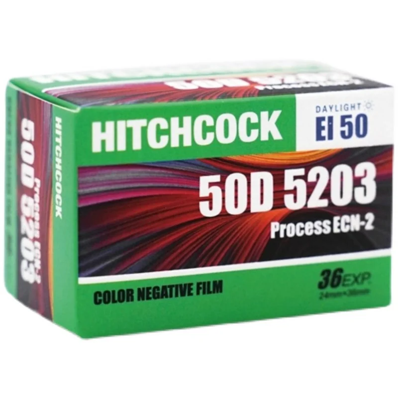 For Hitchcock 5203 135mm Color Negative Film 1-5 roll Film Daylight 50D 36 Sheets (Expiration Date 2025)