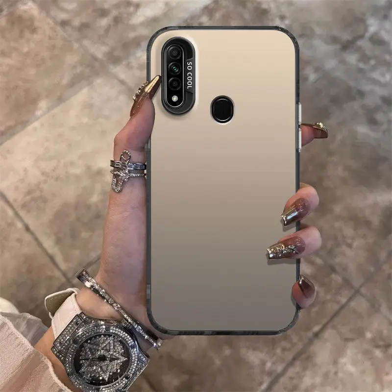 Luxury Metallic Aurora Skin Matte Phone Case for Oppo A31 (2020 Edition)