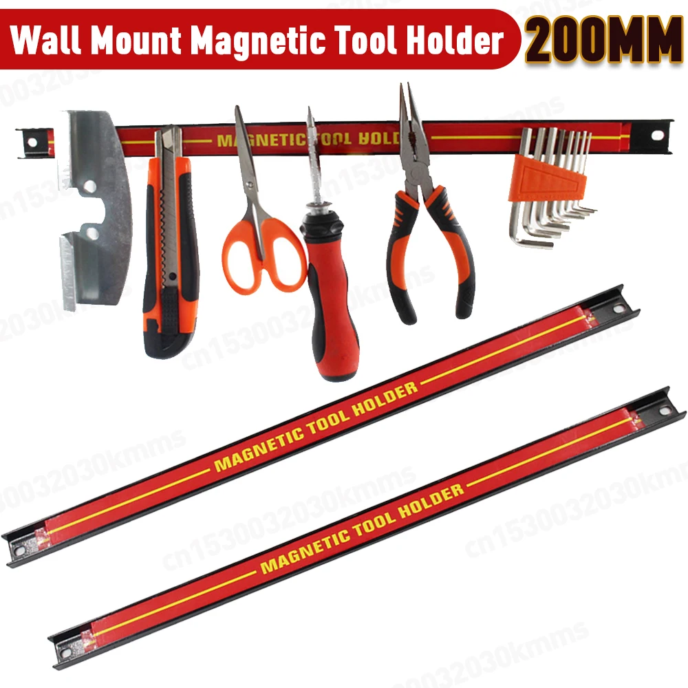 Magnetic Tool Cabinet Powerful Magnetic Stick Convenient Storage Tool Cutter Wrench Pliers Hand Holder Workshop Facilities