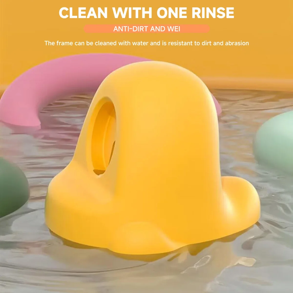 Charger Stand for Apple Watch Series49/45/44/42/41/40/38mm iWatch Ultra2/Ultra/9/8/SE2/7/6/SE/5/4/3/2/1,Cute Duck Silicone Charg