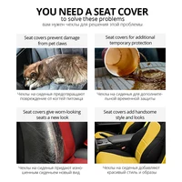 Brand Embroidery Car Seat Covers Set Car Organizer Universal 5