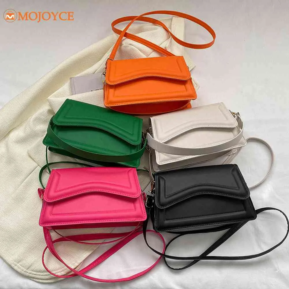 Minimalist Irregular Flap Shoulder Bag for Women, Small PU Learther Square  Crossbody Bag