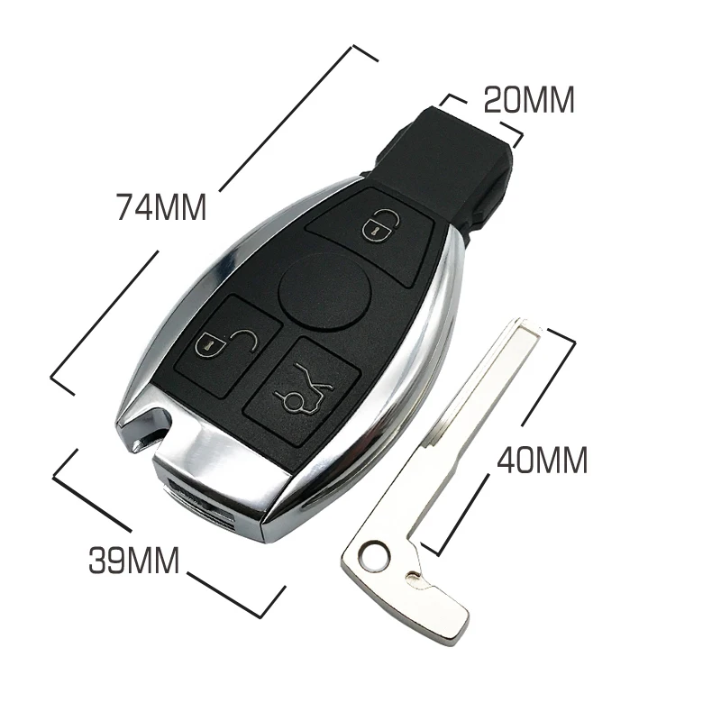 ontto Autosleutel Cover Hoes voor Mercedes A B C CL E M R S SLK Klasse Sprinter Viano Vito W245 W169 W203 Afstandsbediening Cover TPU Sleutelhoes Sleutelhoes Sleutelbescherming Etui Zwart
