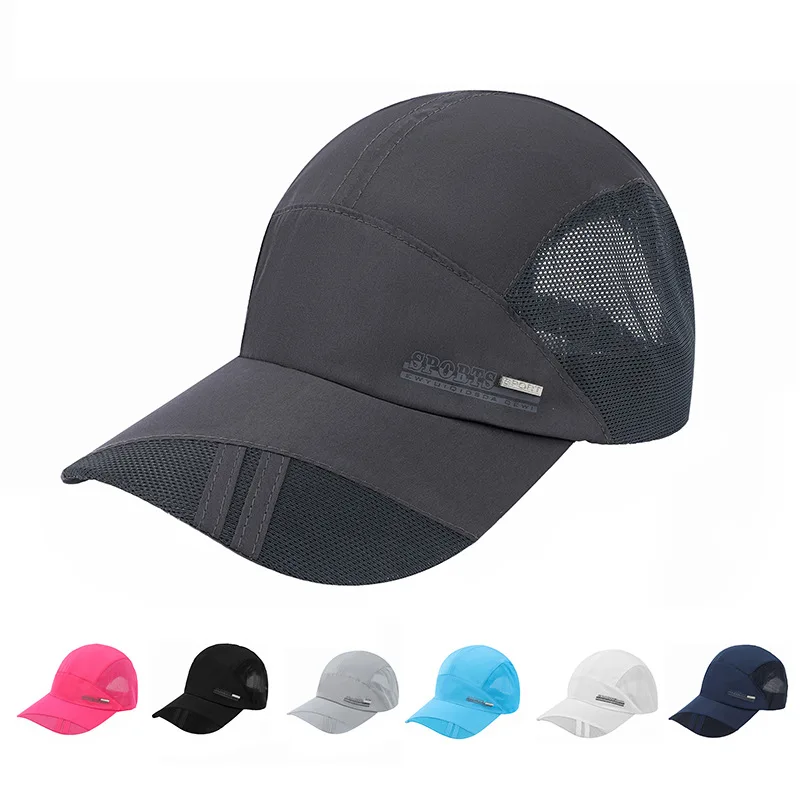 Quick Dry Baseball Caps Summer Outdoor Sports Baseball Caps For Men And Women Sunscreen Sun Marathon Mesh New