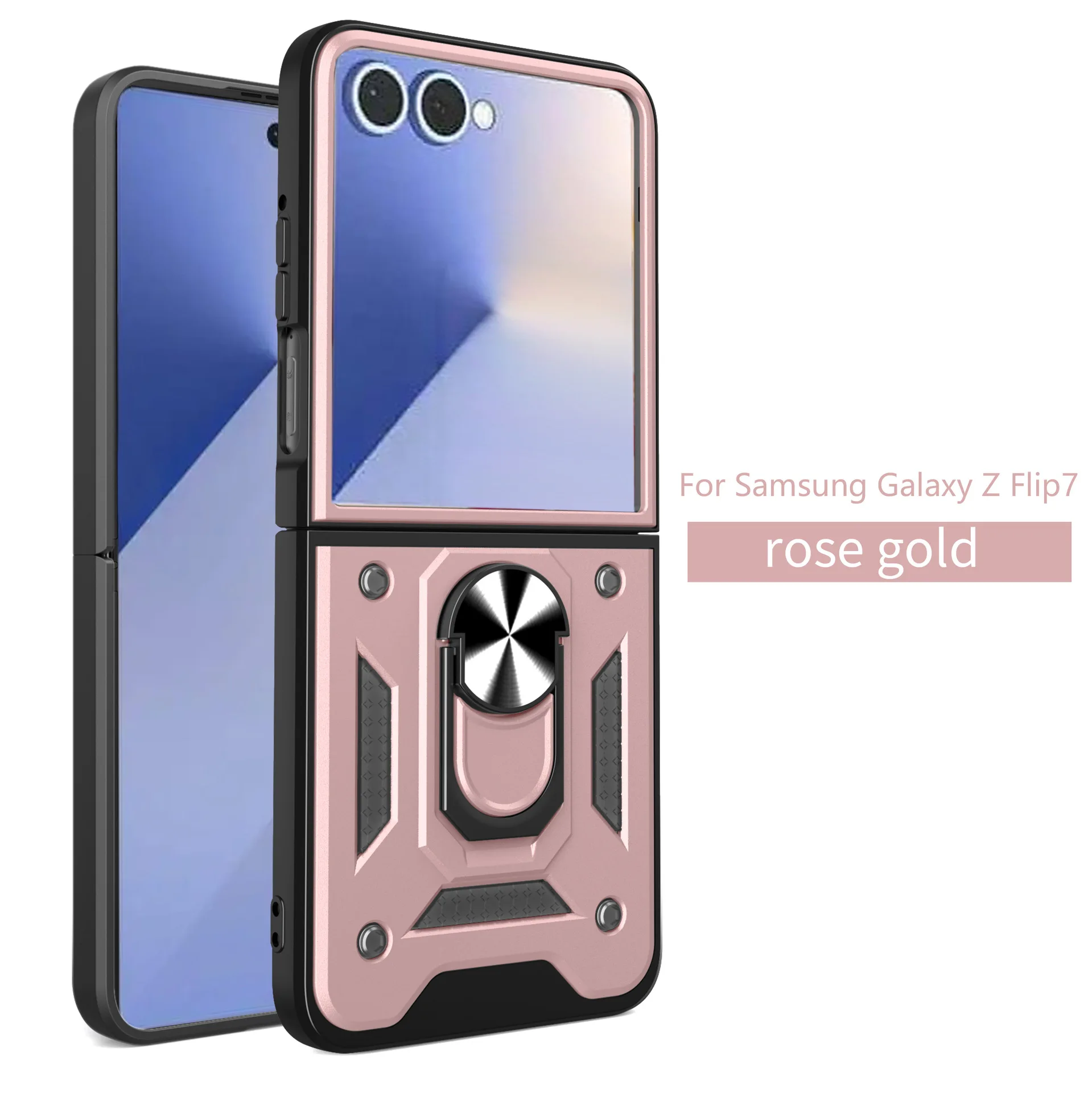 Shockproof Heavy-Duty Rugged Phone Case with Kickstand
