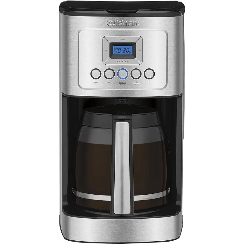 

Coffee Maker, 14-Cup Glass Carafe, Fully Automatic for Brew Strength Control & 1-4 Cup Setting, Stainless Steel, DCC-3200P1