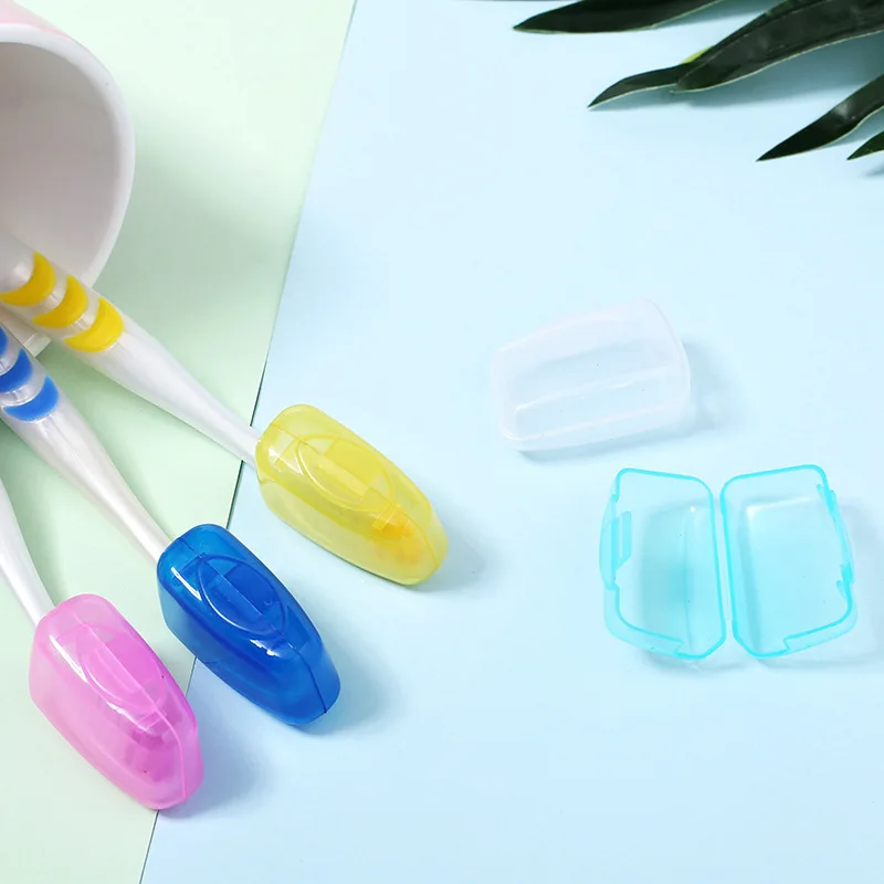 Portable Toothbrush Cover Holder Travel Hiking Camping Brush Cap Case Health Toothbrushes Protector Case Box For Bathroom