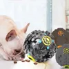 Pet Dog Molars Bite Sound Toy Leaky Food Ball Dog Sounding Squeaky Ball For Large Medium And Small Dogs Educational Toy 3
