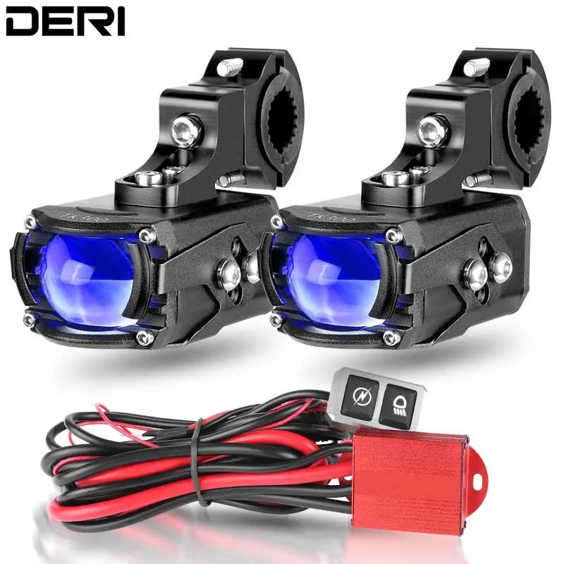 100WLEDMotorcycleSpotlightFogSignalIndicatorFlickerLight