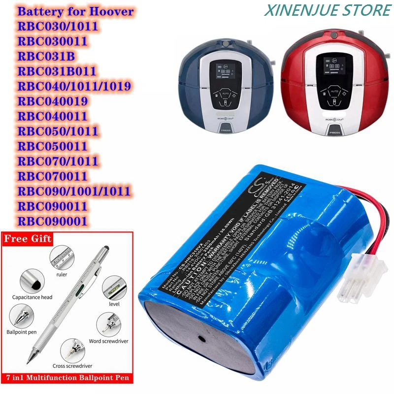 Vhbw Ersatzakku Für Candy Staubsauger - 2200 MAh NiMH Power Für Deinen Saugroboter