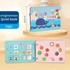 Quiet Busy Book Baby Montessori Material Toys Sticker Busy Board Matching Games Early Educational Learning Toys For Toddler 5