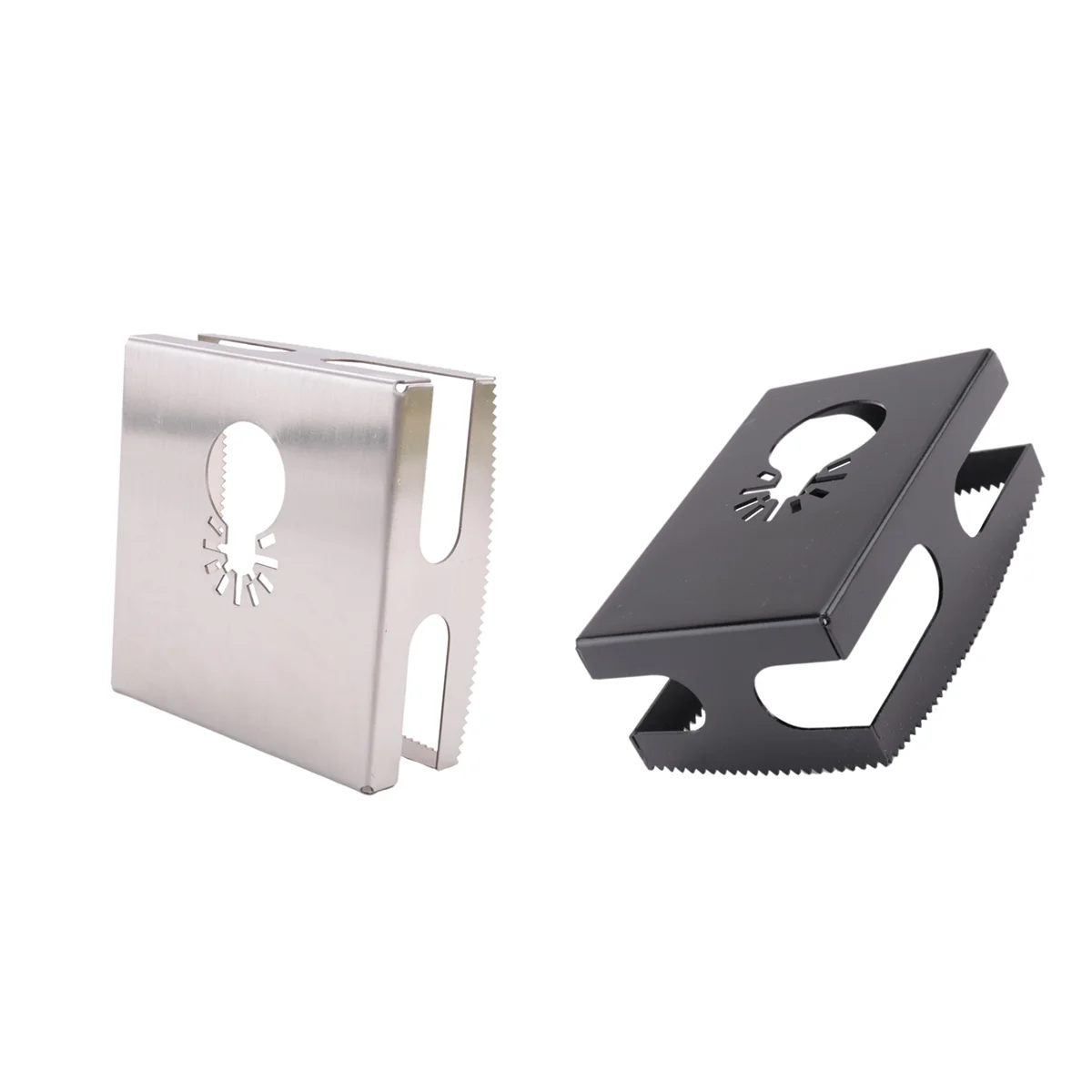2 Pcs Square Slot Cutter for Electrical Box Drywall Outlet Cutout Tool Oscillating Square Blade for Drywall, Metal, Wood 2