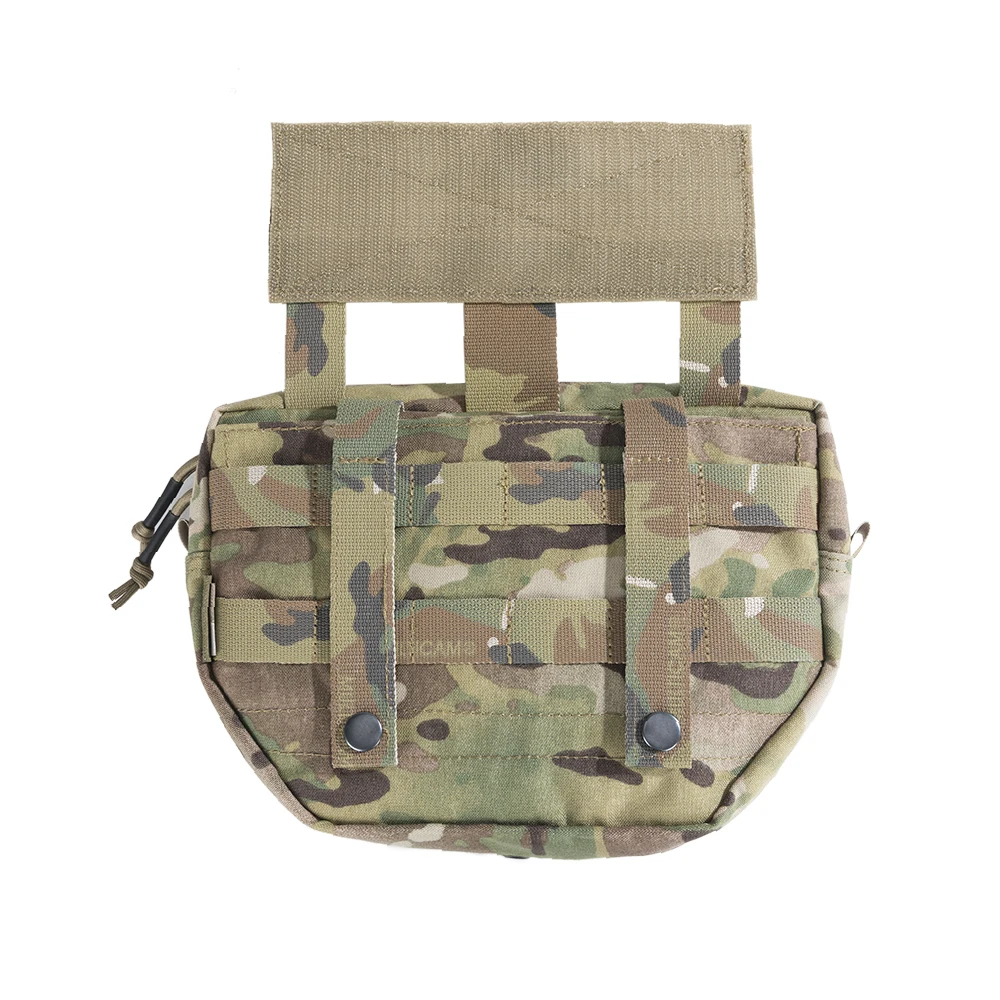 Double Layer Outdoor EDC Pack Men Tactical Molle Waist Pouch Nylon Vest Hang Pouch Fanny Pack Camping Hunting Accessories Bags 4