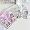 1 Pcs Photo Card Holder Keychain Id Badge Holder,Cute Photocard Holder Keychain Badge Holders,3 Inch 6