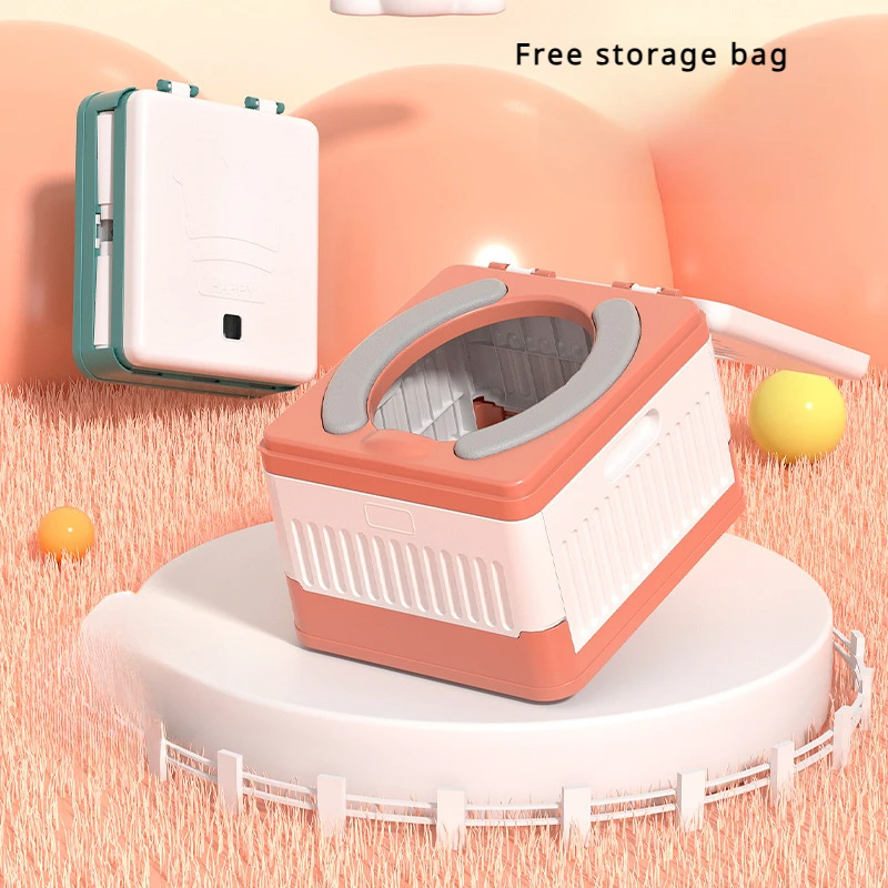 Car Mounted Children's Folding Toilet Portable Travel with Baby Travel Carrying Pvc Baby Toilet Toddler Potty Training Seat 2