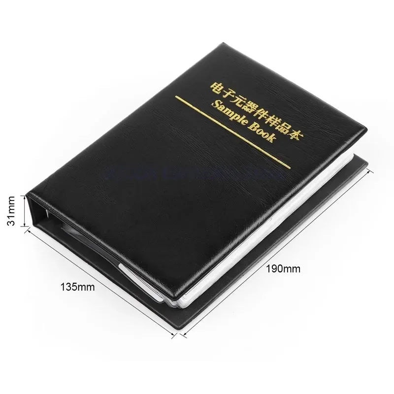0402 0603 0805 1206 5% SMT Chip Resistor Sample Book 0R-10M 170 Values SMD Resistance Kit 100R 1K 10K 100K ohm
