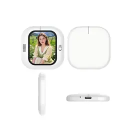 Compact Wireless Selfie Monitor with Back Screen and 1080P Resolution - USB Type - C (WHITE)
