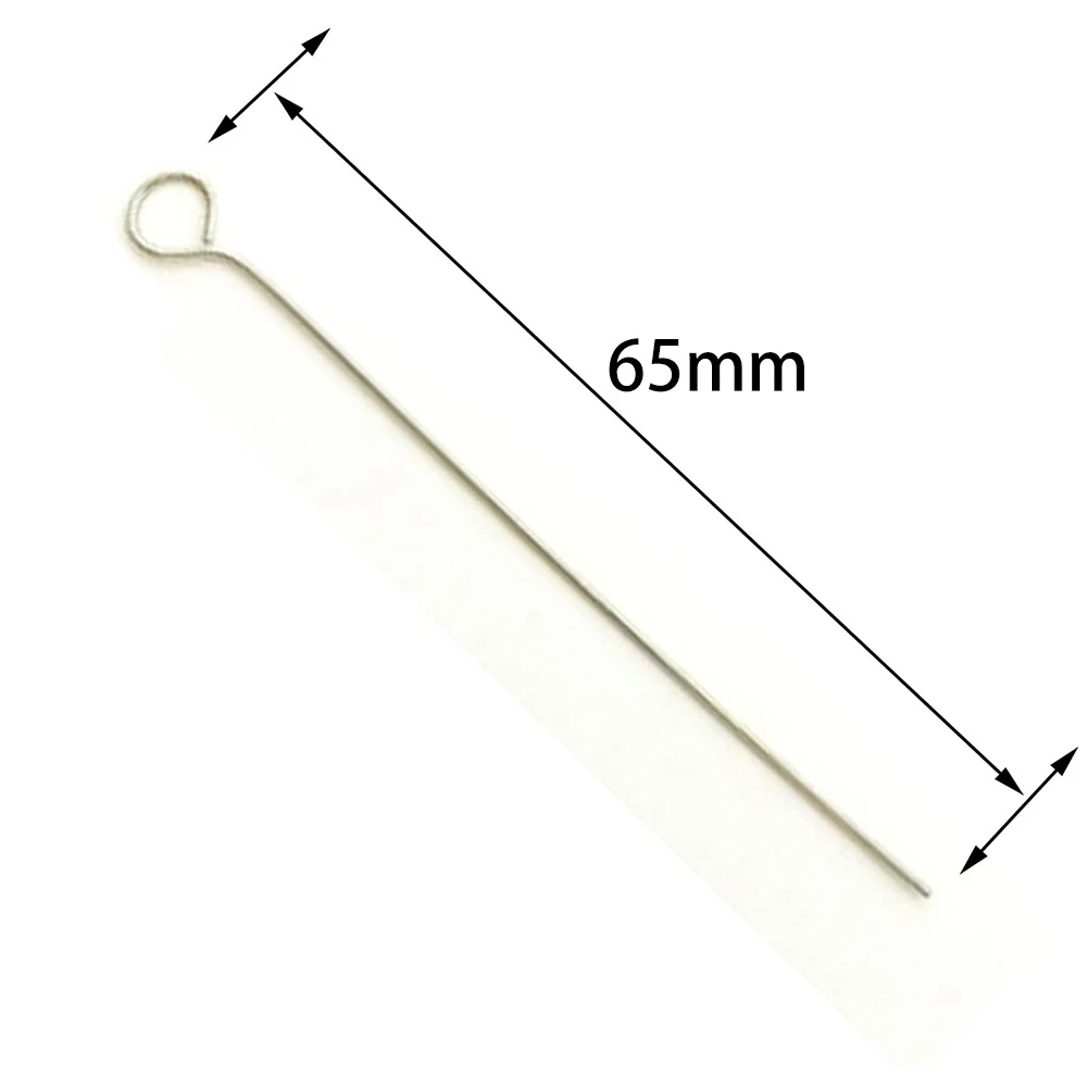 2 Stuks Herbruikbare Inentende Lus Houders Met 50 Stuks 10ul Nichrome Naald Tips Inoculatie Lus Voor Lab