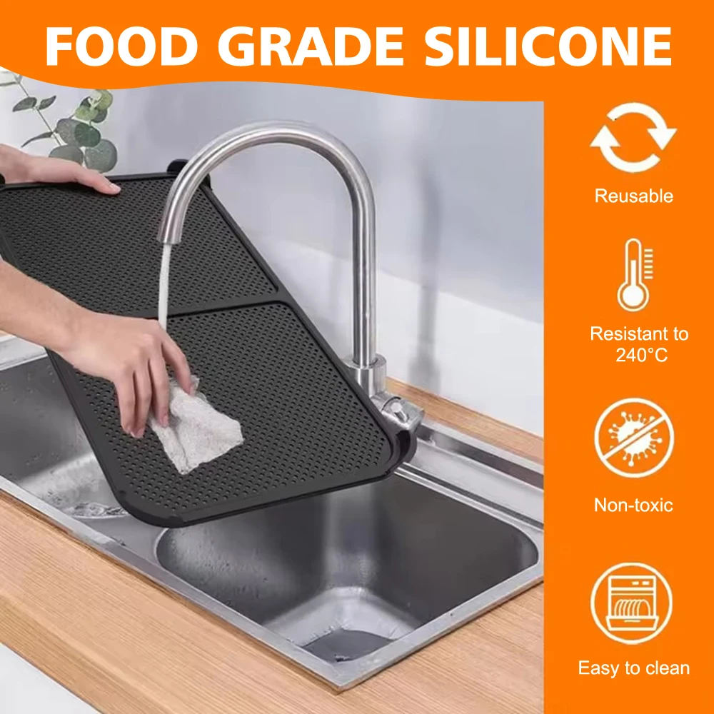 Air Fryer Splash Guard Nonstick Reusable Air Fryer Splash Pad Effective Grease Splatter Shield Ninja Airfryer AF500 Model splatter shield