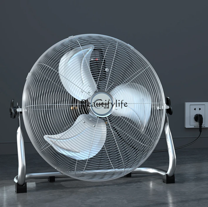 

High-Power Industrial Fan Large Wind Floor Home Desktop Construction Site Fan
