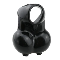 TPE Squeeze Ball Hoden Sack Enhancer Hahn-hülse Penis Ring Hodensack Pouch Erektion Verzögerung Ejakulation Erwachsene Sex Spielzeug für Männer 5