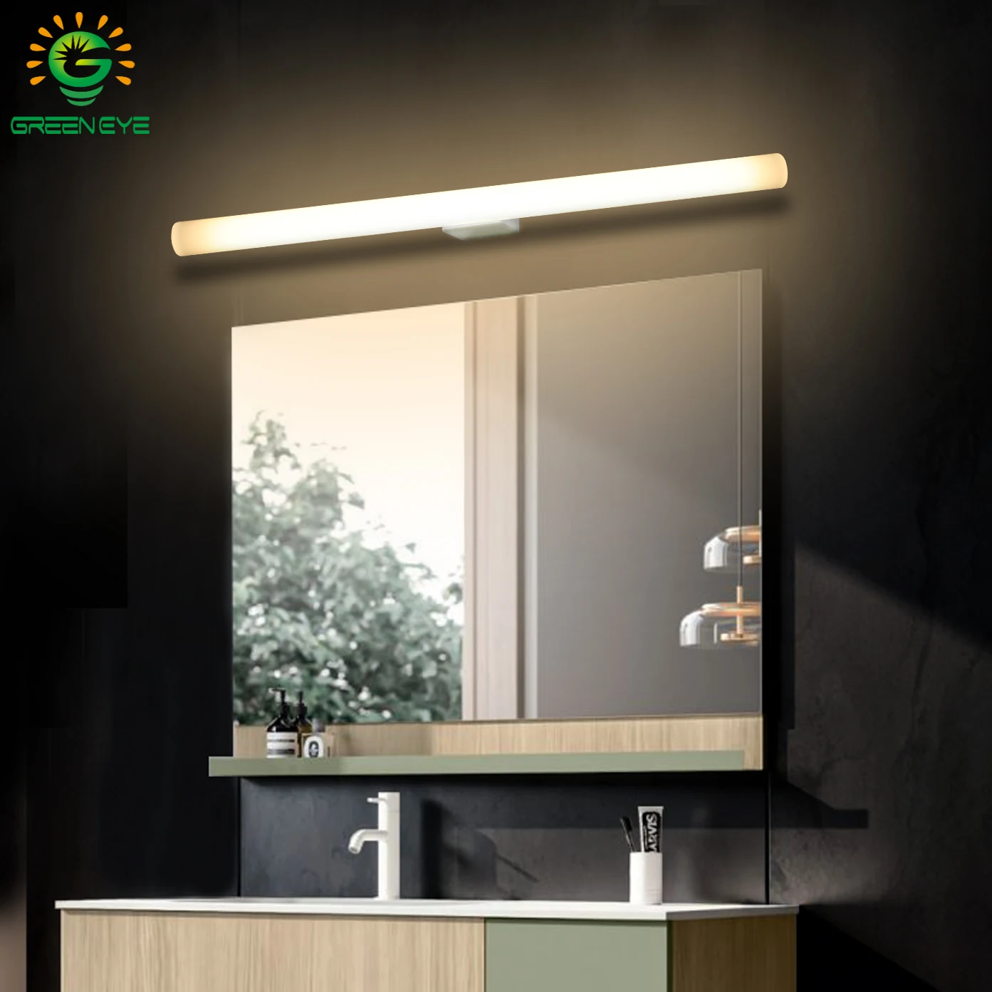

Led Wall Lamp Bathroom Vanity Light 30cm 50cm 220V Indoor Modern Wall Sconces Lamp White Wall light fixture for Living Room