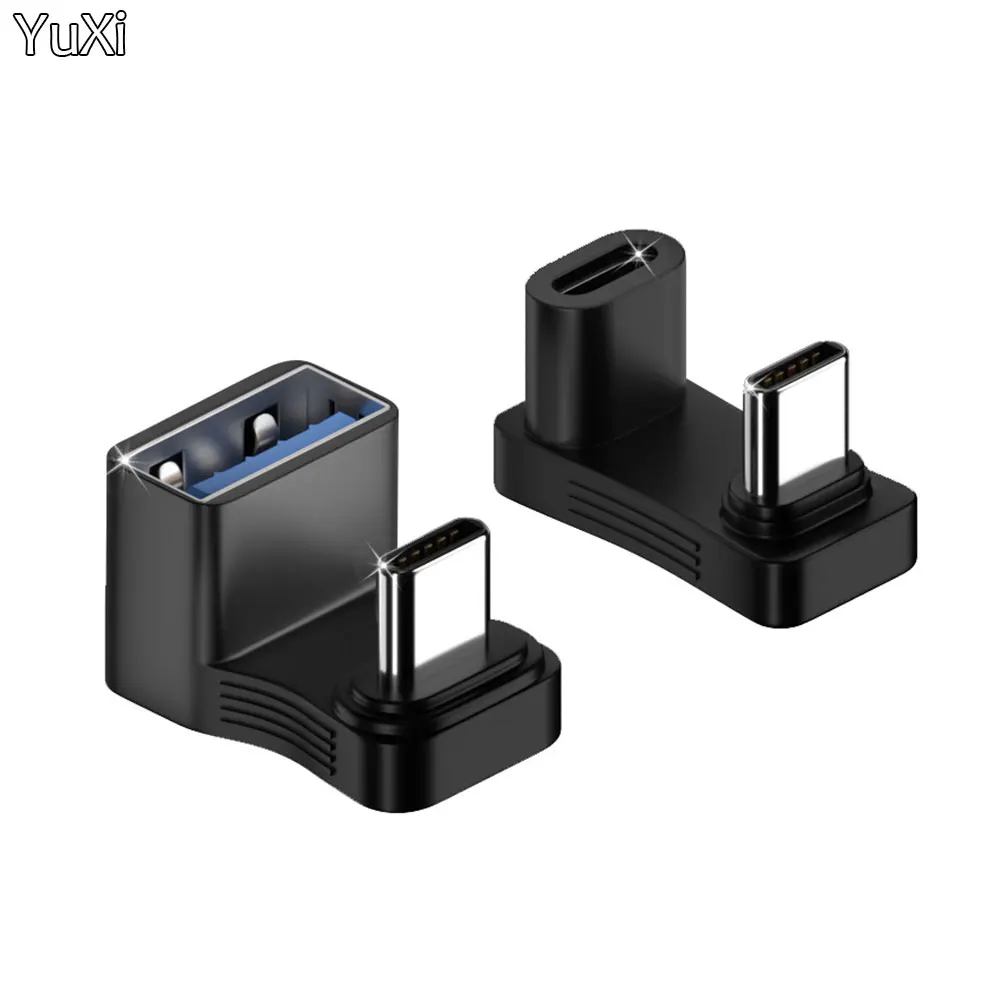 

YUXI 1PCS USB C Male to USB A Female 5Gbps Type-C 3.1 Adapter Data Extender 100W Fast Charging For Steam Deck Laptop Converter